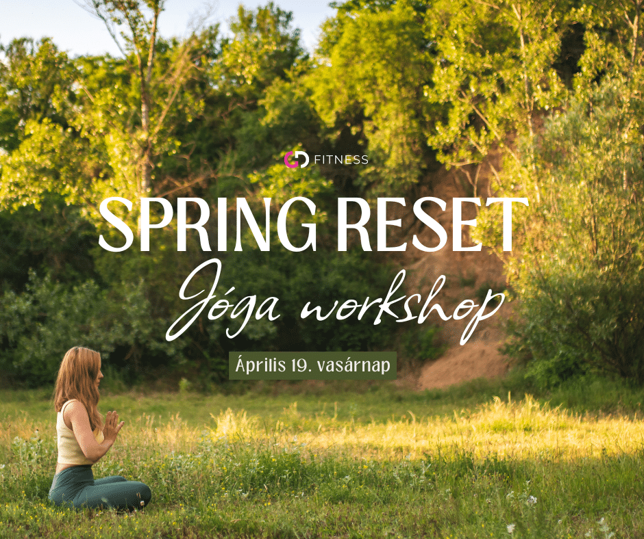 SPRING RESET - jóga workshop (Facebook-bejegyzés)